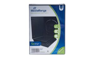 MediaRange DVD Ersatzhüllen, für 1 DVD-Medium, 5 Stück schwarz kaufen | Mediatech.ch