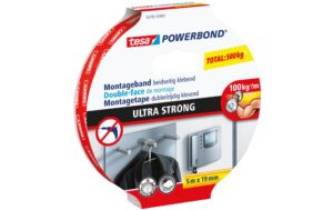 tesa Powerbond Montageband Ultra Strong 5m x 19mm