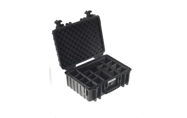 339598 - Mediatech B&W Outdoor-Koffer Typ 5000 - RPD schwarz Innenmasse: 432x301x170mm