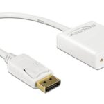 Monitoradapter DP zu DVI, aktiv, 4K Support DP Stecker zu DVI24+5-Bu 20cm, weiss