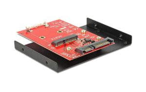 Delock mSATA zu SATA Adapter, 3.5Rahmen Betrieb von mSATA Geräten im PC mit SATA kaufen Schweiz | Mediatech.ch
