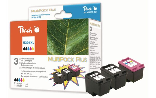 Peach Tinte HP Combi Pack Plus Nr. 301XL 2x black + color, 2x14, 1x13 ml kaufen Schweiz | Mediatech.ch