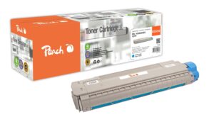 348623 - Mediatech Peach Toner OKI 43324423 cyan 5000 Seiten