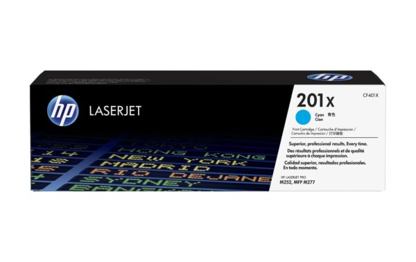 HP Toner 201X - Cyan (CF401X) Seitenkapazität ~ 2'300 Seiten
