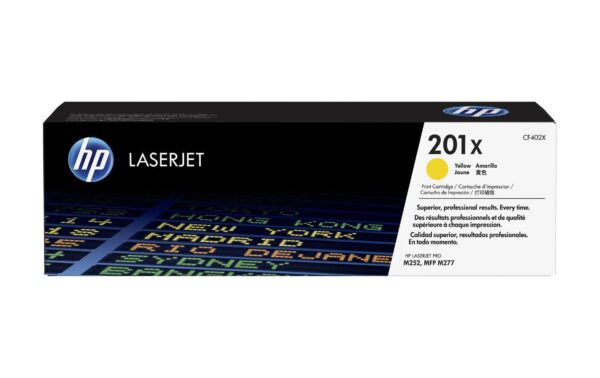 HP Toner 201X - Yellow (CF402X) Seitenkapazität ~ 2'300 Seiten