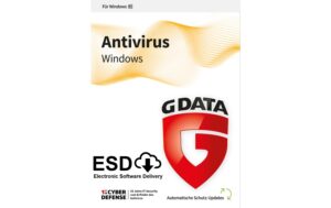 G DATA AntiVirus Swiss Edition Win, ESD, Vollversion, 5 User/PC, 3Y, D/F/I
