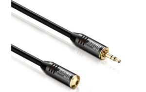 HDGear Premium 3.5 mm Stereo Klinkenkabel, 1.00m Stecker auf Buchse kaufen | Mediatech.ch