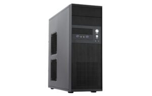 Chieftec Midi Tower CQ-01B-U3, schwarz o.NT 2x5.25, 4x3.5 intern, USB3.0 kaufen Schweiz | Mediatech.ch