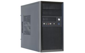 Chieftec mATX Gehäuse CT-01B, black 2x 5.25 ext., 3 x3.5, 1x 2.5, 350Watt kaufen Schweiz | Mediatech.ch