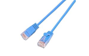 353683 - Mediatech Wirewin Slim Patchkabel: UTP, 1.5m, blau Cat.6, AWG36, Klinkenschutz, rund, 2.8mm