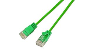 353703 - Mediatech Wirewin Slim Patchkabel: UTP, 50cm, grün Cat.6, AWG36, Klinkenschutz, rund, 2.8mm