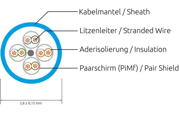 353761_2 - Mediatech SLIM Slimpatchkabel 1m, Grau, Cat.6 U/FTP, LSOH