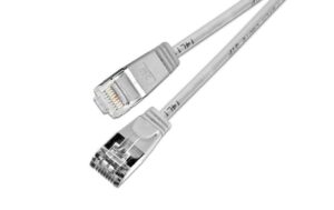 Slim Wirewin Pachkabel: U/FTP, 2m, grau Cat.6, AWG36, 100% Kupfer, geschirmt, 4mm