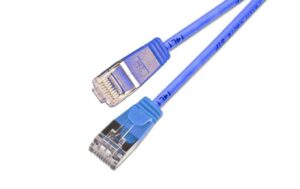 353772 - Mediatech Slim Wirewin Pachkabel: U/FTP, 1m, blau Cat.6, AWG36, 100% Kupfer, geschirmt, 4mm