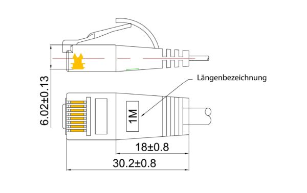 353795_1 - Mediatech Slim Wirewin Pachkabel: U/FTP, 1.5m, grün Cat.6, AWG36, 100% Kupfer, geschirmt, 4mm