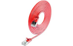 353820 - Mediatech Slim Wirewin Pachkabel: U/FTP, 5m, rot Cat.6, AWG36, 100% Kupfer, geschirmt, 4mm