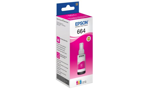 Tinte Epson C13T664340 magenta, 70ml zu Ecotank L355/L555 kaufen Schweiz | Mediatech.ch