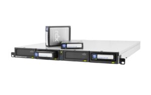 Tandberg RDX QuikStation: 4Bay Rack 1U 2x 1Gbps, iSCSI, Web Management