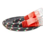 Wirewin Slim Toughkabel: UTP, 5m, rot Cat.6, AWG36, Klinkenschutz, Nylonmantel