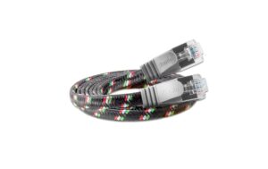 Wirewin Slim Toughkabel: STP, 10m, grau Cat.6, AWG36, Klinkenschutz, Nylonmantel