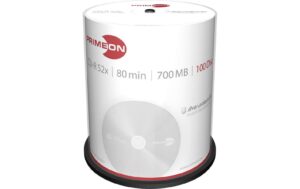 Primeon CD-R 700MB  100er Spindel bis 52-fach, nicht bedruckbar