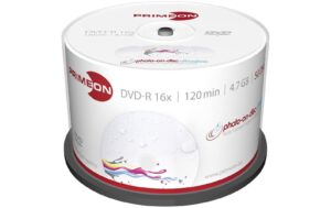 355454 - Mediatech Primeon DVD-R 50er Spindel bis 16-fach, bedruckbar, wasserresistant kaufen Schweiz | Mediatech.ch