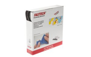 Fastech Box 25m Klettband 20mm, schwarz Box