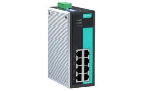 Moxa EDS-G308: 8 Port Switch 1Gbps, DIN-Rail Montage, 0 bis 60° C, ohne NT,