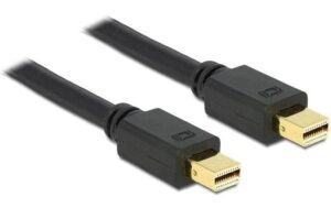 359221 - Mediatech Delock Mini-Displayportkabel 3m, schwarz, DP1.2 Mini-Displayport zu Mini-Displayport kaufen | Mediatech.ch