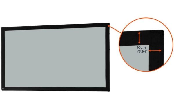 Celexon Tuch für Faltrahmen Leinwand Rückprojektion, 16:9, 244x137cm