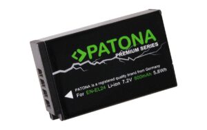 PATONA Premium Akku EN-EL24, 800 mAh / 7.2V für Nikon 1 J5