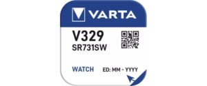 VARTA Knopfzelle V329, 1.55V, 10Stk vergl. Typ 329