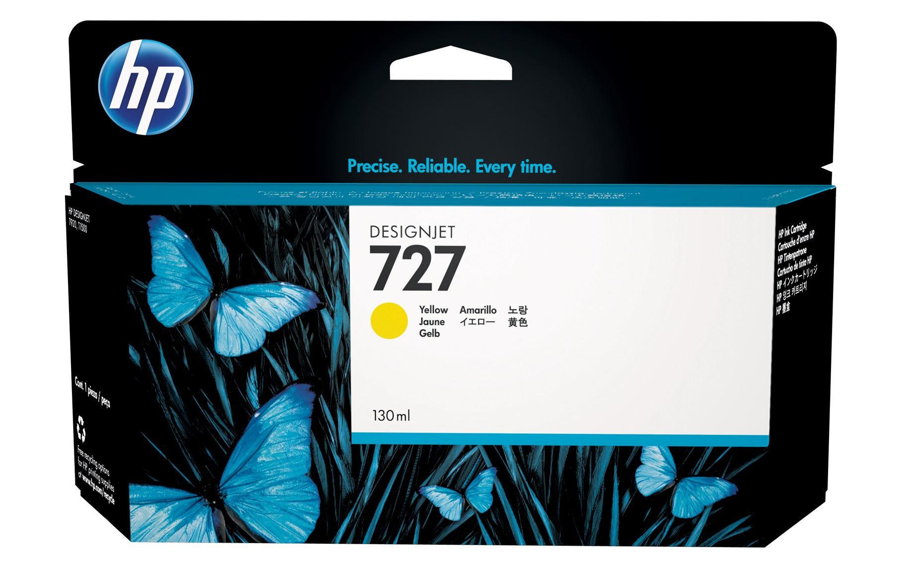HP Tinte Nr. 727 - Yellow (B3P21A) Tintenvolumen 130 ml