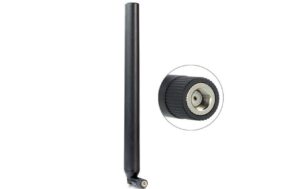 Delock WLAN Antenne, 9dBi mit Kippgelenk RP-SMA Dualband 2.4 Ghz und 5Ghz, 30cm