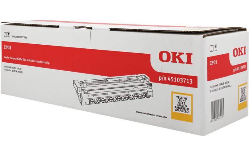 Bildtrommel yellow zu OKI C931 Lebensdauer ca. 40'000 Seiten, 45103713