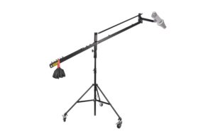 Dörr Mobiles Leuchtenstativ mit Galgen mit Ausleger, Grösse ca. 2.6m