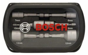 BOSCH Steckschlüssel-Set 6-teilig 6-teiliges Set, Länge 50mm