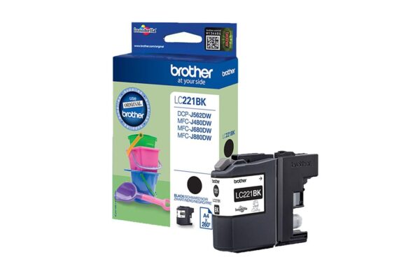 369568 - Mediatech Tinte Brother LC-221BK, schwarz 300 Seiten kaufen Schweiz | Mediatech.ch
