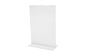 Sigel Tischaufsteller A4, gerade aus glasklarem, hochwertigem Acryl-Material