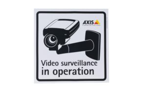 370635 - Mediatech AXIS Aufkleber Überwachung 10 Stück Sticker kaufen Schweiz | Mediatech.ch