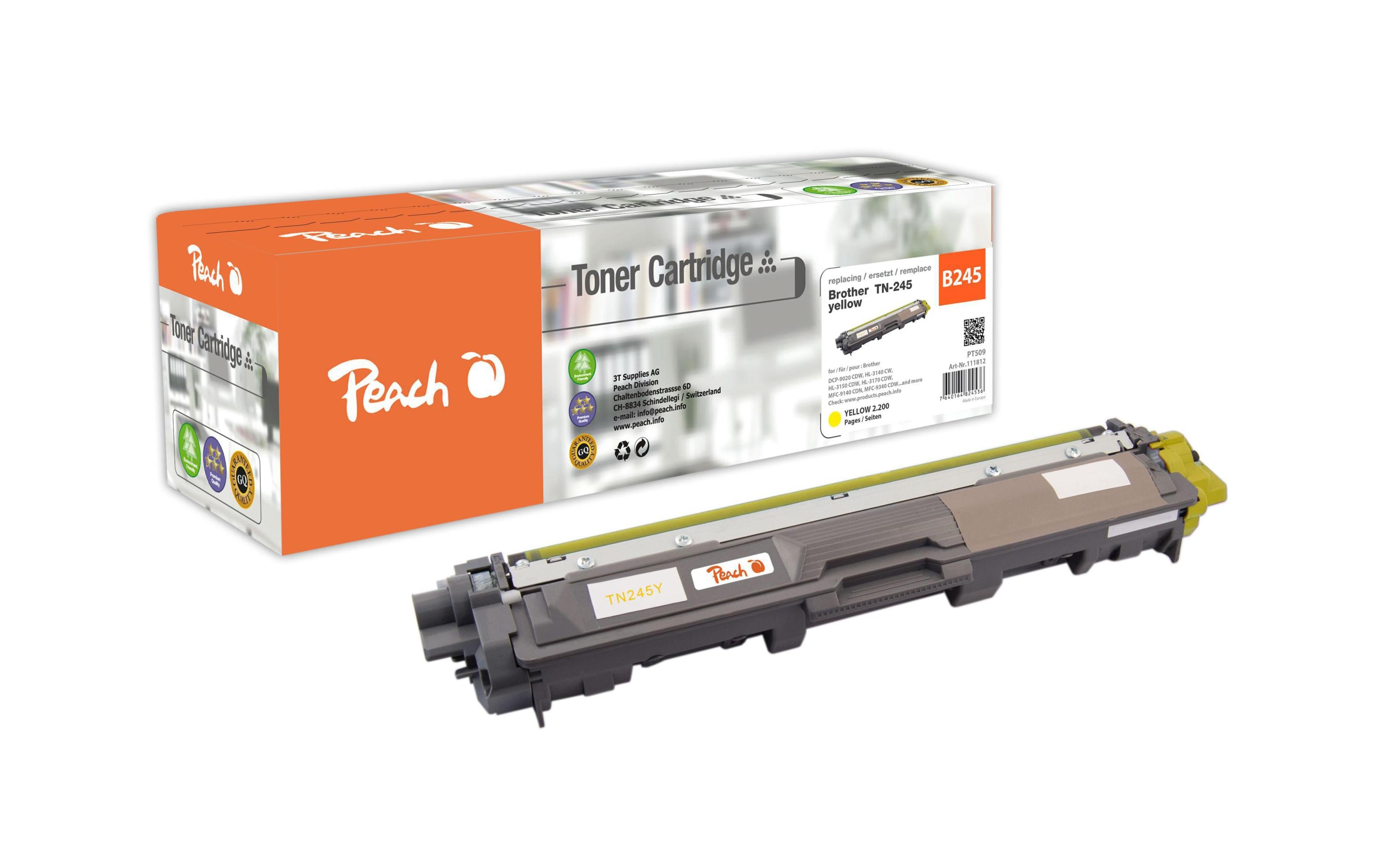 372367 - Mediatech Peach Toner TN-245y yellow 2200 Seiten kaufen Schweiz | Mediatech.ch