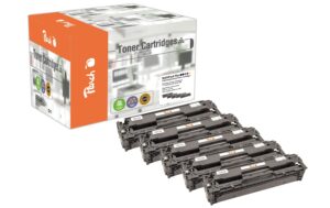 Peach Toner HP CE41A-Serie Multipack Plus 2x bk 2200S je 1x c,m,y 2600S