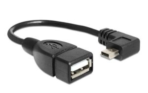 Delock USB OTG Adapterkabel, 11cm, A/Bu-MiniB/St Datenübertragung zwischen 2 Mobilgeräten kaufen | Mediatech.ch