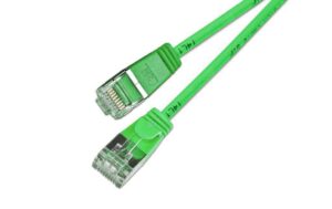 374988 - Mediatech Slim Wirewin Pachkabel: U/FTP, 7.5m, grün Cat.6, AWG36, 100% Kupfer, geschirmt, 4mm