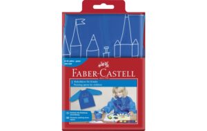 Faber-Castell Malschürze blau Klettverschluss am Rücken