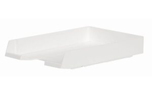 Biella Briefkörbe Parat Plast, A4, weiss Polystyrol, senkrecht, versetzt,