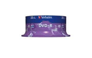 38335 - Mediatech Verbatim DVD+R Medien 4.7GB,16x,25er Spind n.bedruckbar / mit Logo
