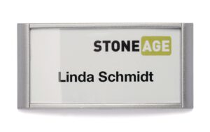 Durable Namensschild Classic mit Magnet 30 x 65 mm, 10 Stück