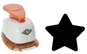 WEDO Motivlocher klein, Stern ca 1.5 cm, mit praktischem Auffangbehälter