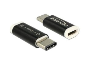 Delock USB2.0 Adapter: Typ-C Stecker zu MicroB/Bu für USB2.0 Geräte, max. 480Mbps kaufen | Mediatech.ch